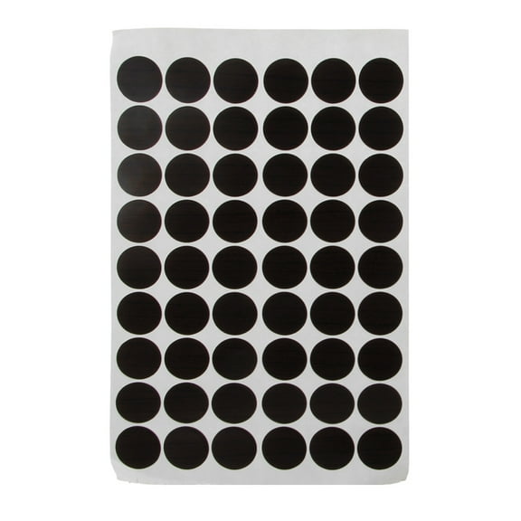 HGYCPP 54Pcs 20mm Wooden Furniture Self Adhesive Cabinet Screw Cap Covers Hole Stickers