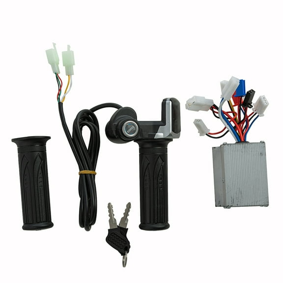 HGYCPP Brushed Speed Motor and Controller Throttle Grip Accelerator Pedal Set