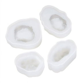 HGYCPP DIY Natural Stone Resin Mold Crystal Quartz Rock Cluster Geode Druzy Gem Pendant Silicone Mold Resin Jewelry Making Tool