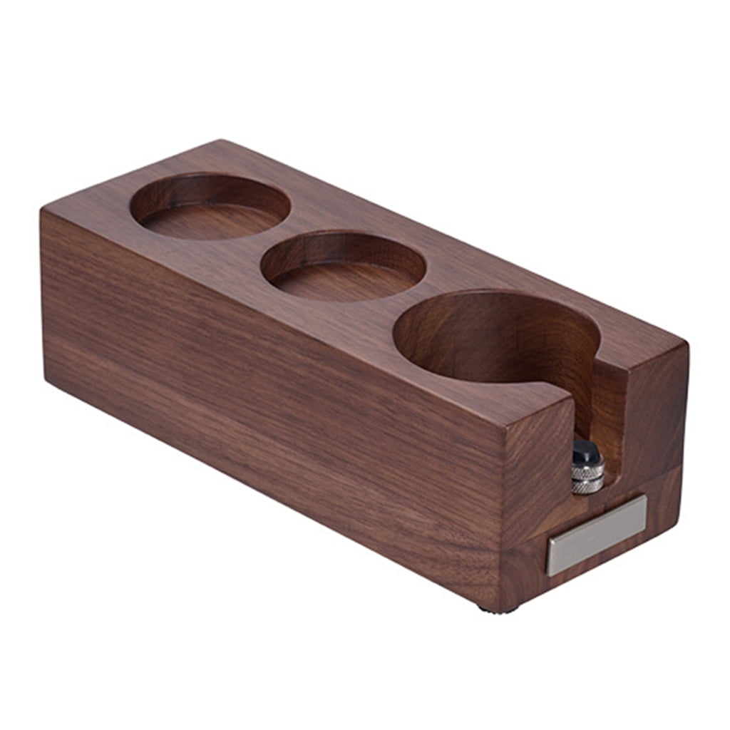 HGYCPP Espresso Tamper Mats Stand Tamper Station Wood Safe Coffee Tamp