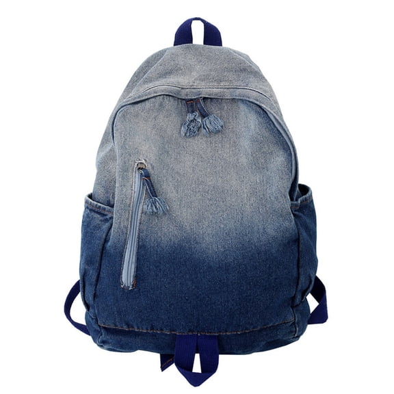 Exquisite Daypack All-match School Bag Rucksack Zipper Backpack Large Capacity Schoolbag Day