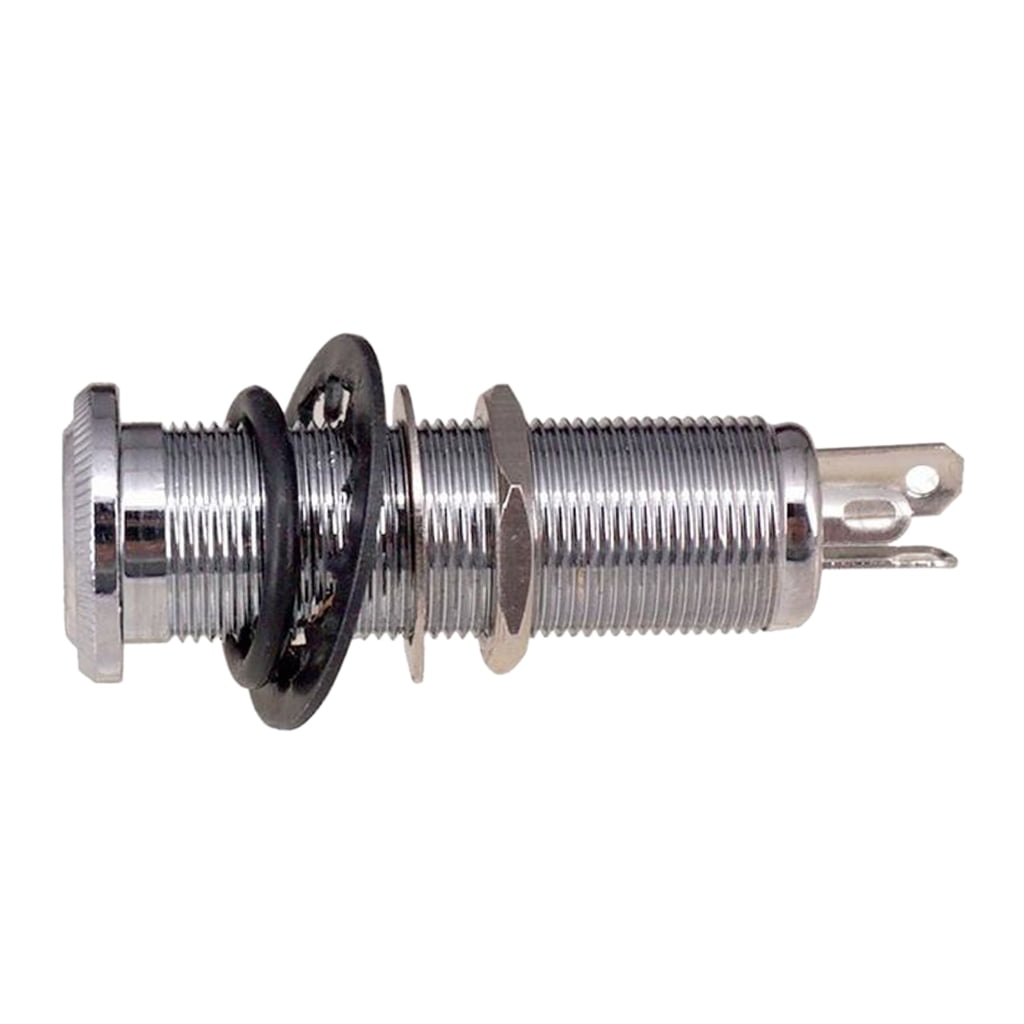 HGYCPP Guitar Stereos Barrels Jacks Socket with 3 Pin Guitar Barrels