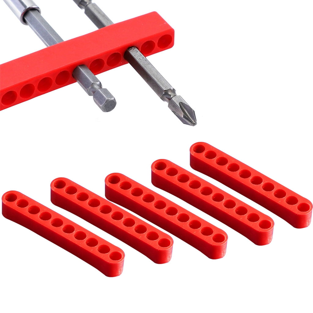 HGYCPP Hex Bit Organiser Plastic Screwdriver Bit Holder Drill for Head