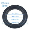 HGYCPP High Performance Rubber Edge Rings Replacement Parts for Speaker