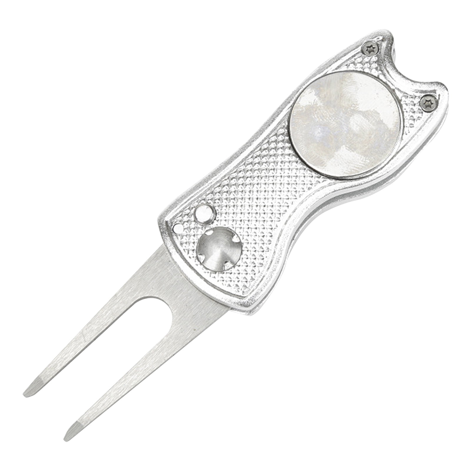 HGYCPP Golf Ball Marker Tool with for Pop Up Button Golf Divot