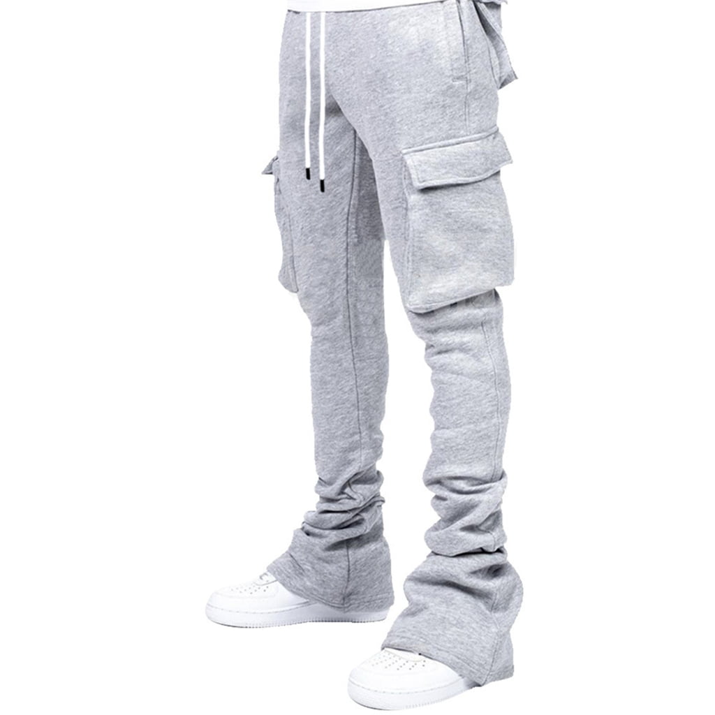 Flared Pants Super Stacked Men Stacked Sweats Rebellious® Clothing