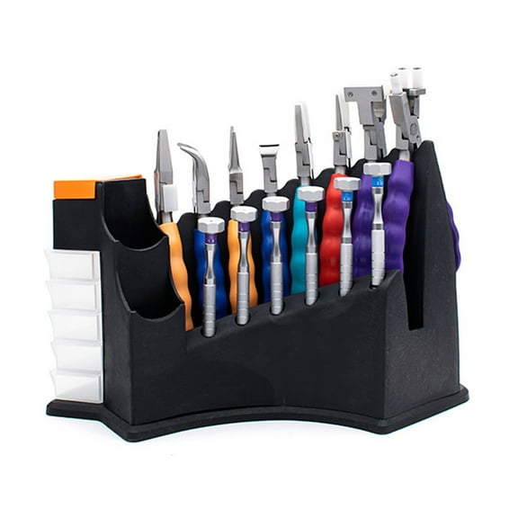 HGYCPP Optical Repair Tools Kit Eyeglasses Glasses Adjusting Repairing Tool 8 Pliers 6 Screwdriver Set with Storage Display