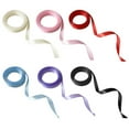 thumbnail image 1 of HGYCPP Pack of 6 Silken Hair Ribbon Accessory Trendy Hair Accessory Silk Hair Tie Ribbons for Casual and Formal Wear, 1 of 10