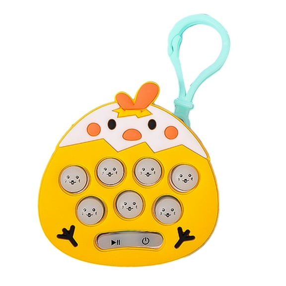 HGYCPP PopGame Keychain Toy Finger Press Puzzle Game Anxiety Reduce Toy Kids Fun Gift