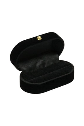 Portable Double Rings Box Display Jewelry Gift Holder Wedding Engagement Ring Case Organizer for Women