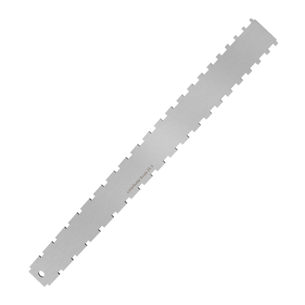 HGYCPP Stainless Steel String Height Gauge Guitar Notched Radius Gauge