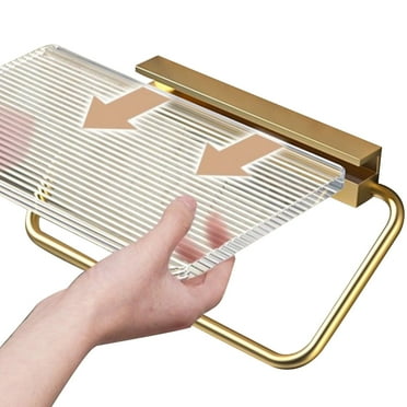 HGYCPP Toilet Paper Holder with Shelf Modern Style Tissue Roll Holder for Bathroom