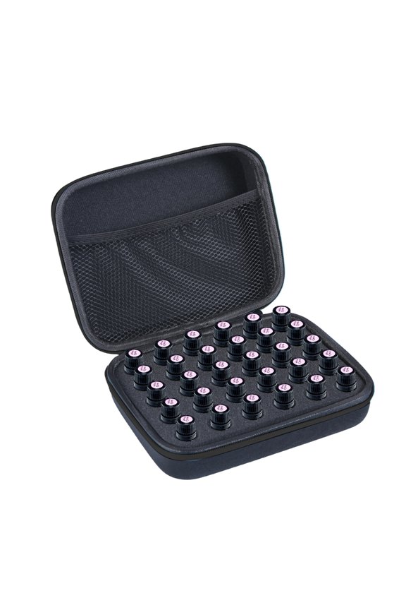 Versatile Essential Oils Protective Case EVA Storage Fits 30 Bottles 5-10ML