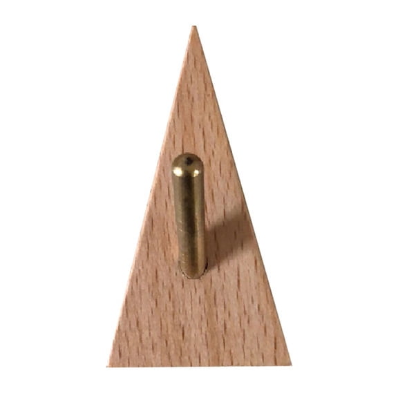 HGYCPP Walnut Beech Solid Wooden Clothes Hanger Wall Mounted Coat Hook Decorative for Key Holder Hat Scarf Handbag Storage Rack