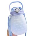 HGYCPP Water Bottle with Strap Portable Plastic Drinking Bottle
