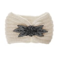 thumbnail image 1 of HGYCPP Women Sequin Knitted Hairband Flower for Rhinestone Beaded Ear Warmer Wide for H, 1 of 19