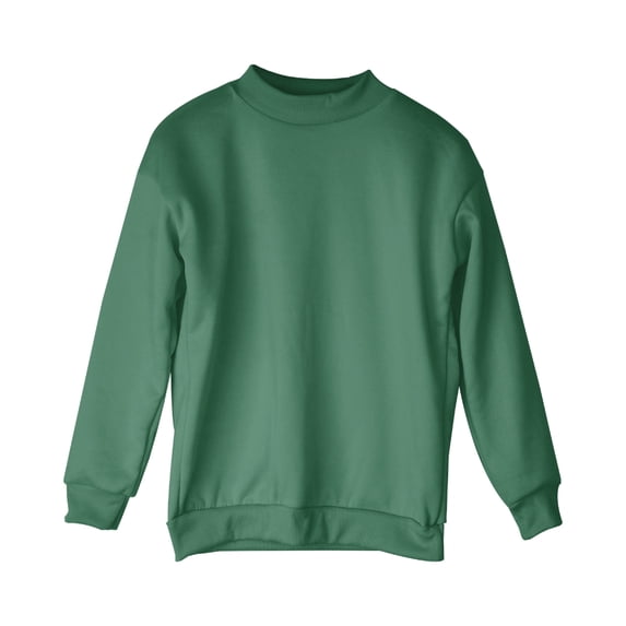 HGYCPP Womens Casual Mock Neck Pullover Long Sleeve Sweatshirts Drop Shoulder Casual Loose Solid Color Activewear Tunic Top