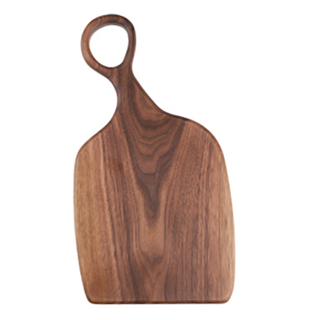 HGYCPP Wood Food Plate Wooden Pizza Sushi Bread Whole Wood Tray Cutting Board No Paint