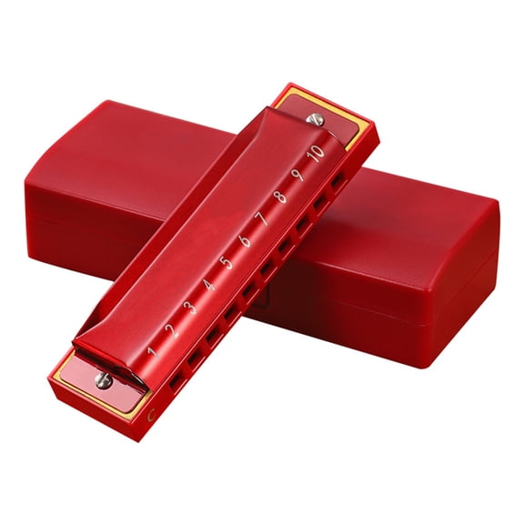 HGYCPP for Key of C Blues Harmonica 10 Holes 20 Tones Diatonic Blue Harp Mouth Harmonica Organ for Adults, Professional Players