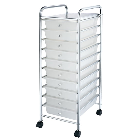 Hello Hobby 10-Drawer Craft Storage Cart for Jewelry Making and Beading Kits