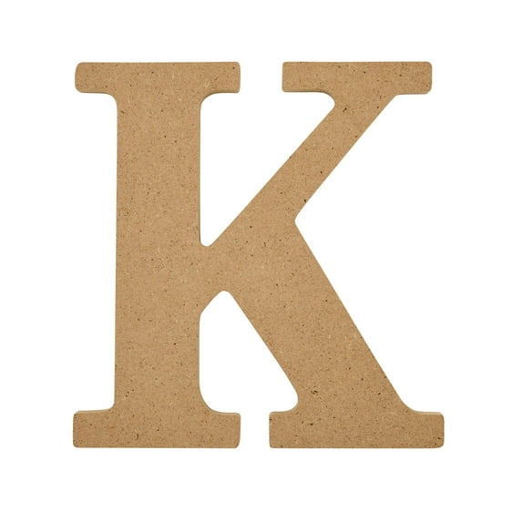 Plaid Unfinished Wood MDF 5" Letter for DIY Arts and Crafts, K