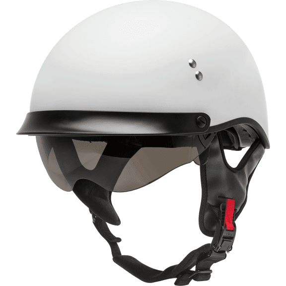 HH-65 HALF HELMET FULL DRESSED MATTE WHITE XS