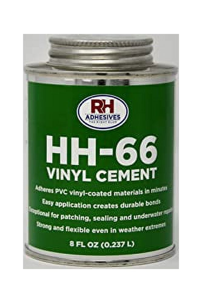 HH-66 PVC Vinyl Cement Glue with Brush 8oz (1)
