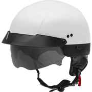 HH-75 HALF HELMET WHITE SM