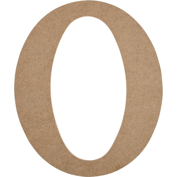 Plaid Unfinished Wood MDF 8" Letter for DIY Arts and Crafts, O