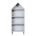 thumbnail image 1 of House of Happy, House Shaped Bookshelf, White, 1 of 5