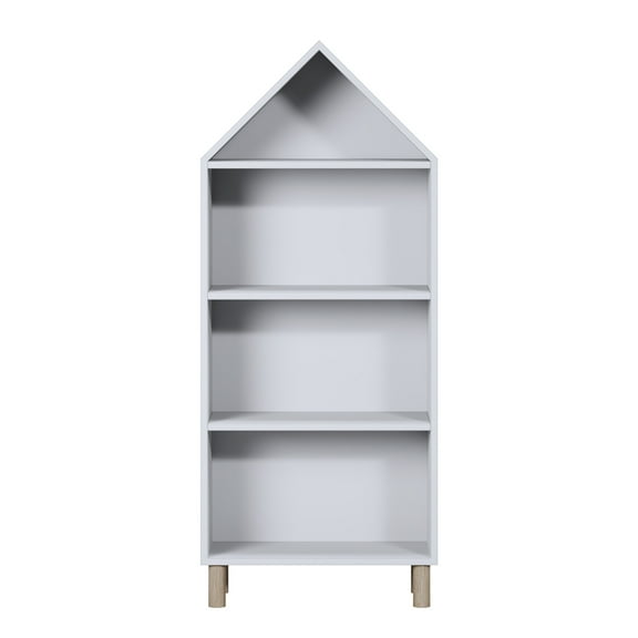 House of Happy, House Shaped Bookshelf, White