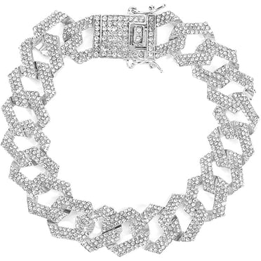 Heavy Iced Out Teddy Bear Pendant & 24" Cuban Link Chain Set – Hip Hop Bling