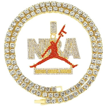 HH Bling Empire Iced Out Tennis Chain - Gold Plated CZ Diamond Necklace 20-30 Inches