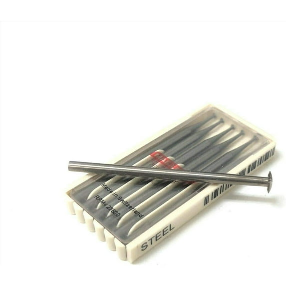 HH Burs Knife Edge Cut Lentil 6 PCS Bur Channel Setting 2.2mm Swiss Made M@illefer