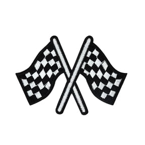 Hello Hobby Checkered Flag Patch