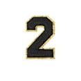 thumbnail image 1 of Hello Hobby Chenille 2-Black Number Patch, 1 of 5