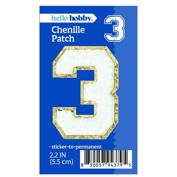 Hello Hobby Chenille 3-White