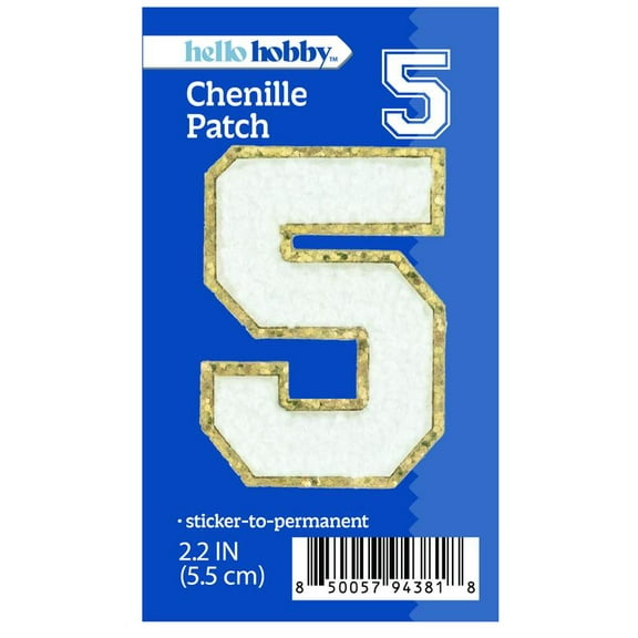 Hello Hobby Chenille 5-White