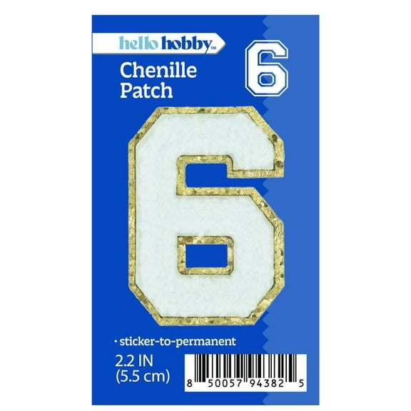 Hello Hobby Chenille 6-White