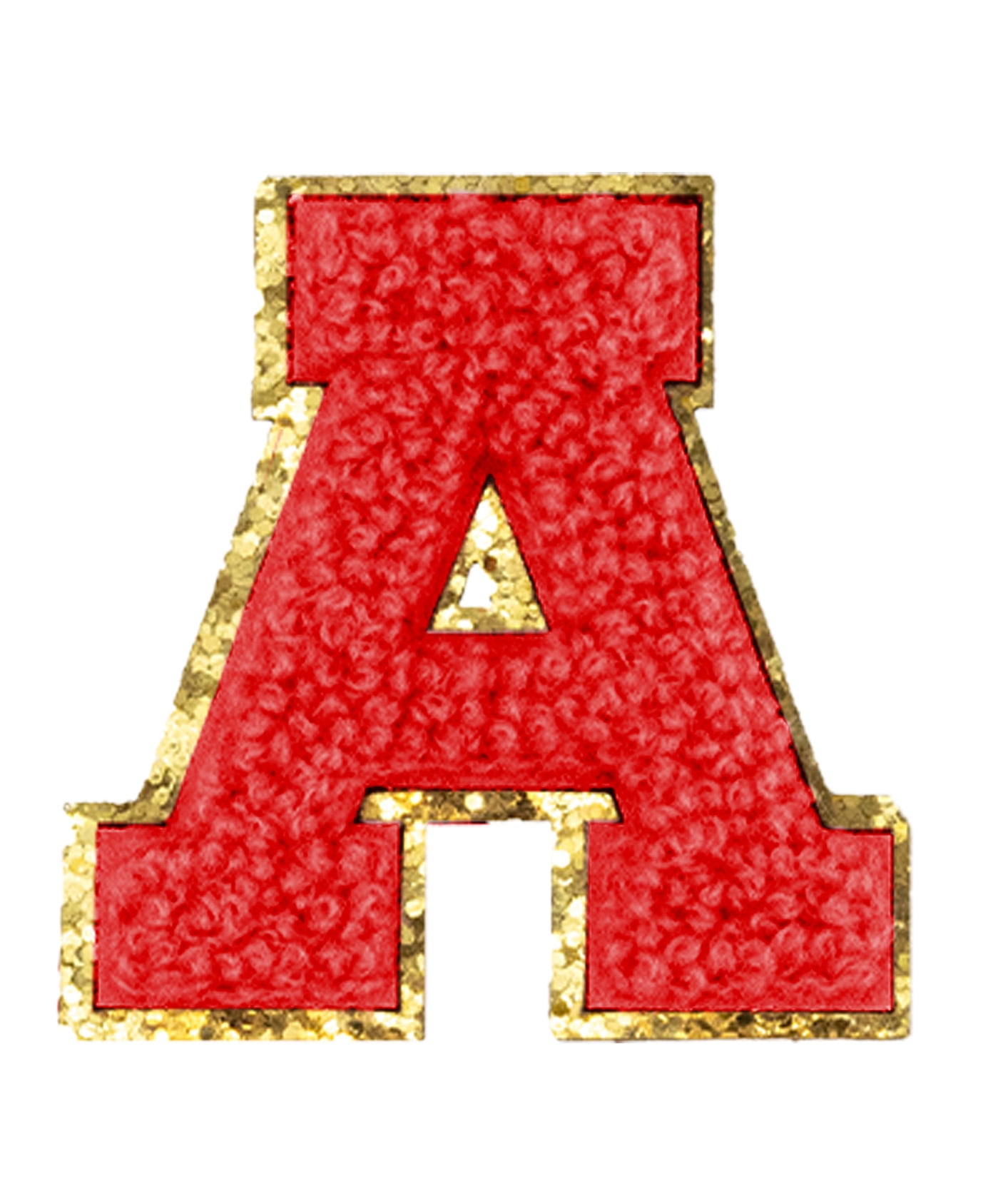 Hello Hobby Chenille Red Letter A