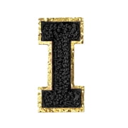 Hello Hobby Chenille I-Black Letter Patch