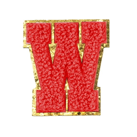 Hello Hobby Chenille W-Red Letter