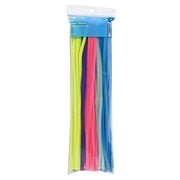 Hello Hobby Neon Multicolor Chenille Stems for Kids DIY Crafts, 100 Count