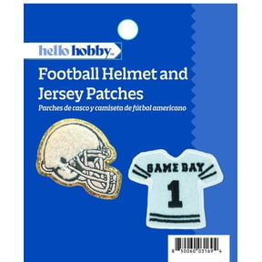 Hello Hobby 2-Piece Chenille Football Helmet and Jersey Patches