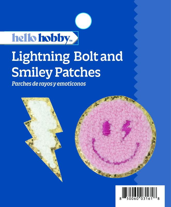 Hello Hobby Lightning Bolt and Smile Patches