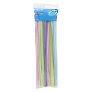 Hello Hobby Fuzzy Sticks, 100 Count, Pastel Multicolor Chenille Stems for Kids Crafts and DIY Projects