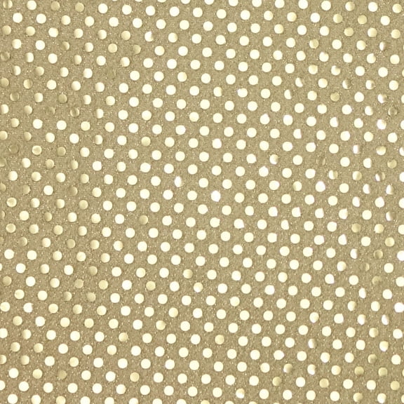 Hello Hobby 38 x 72 75% polyester 25% metallic small dot sequin 2 yard precut fabric, Gold, 38" wide for sewing & crafting