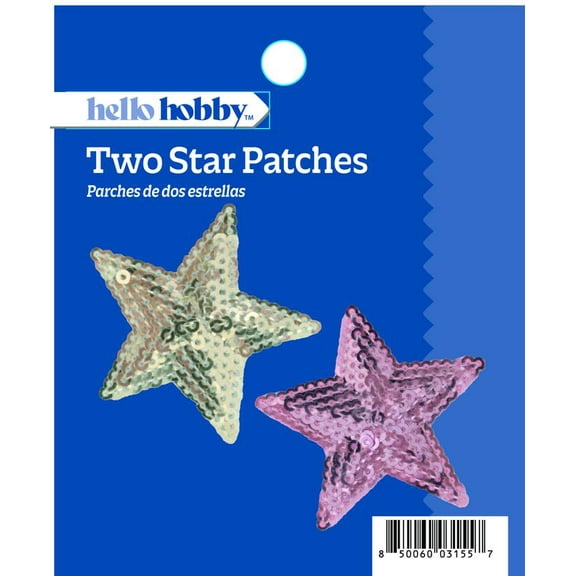 Hello Hobby Two Stars Patches