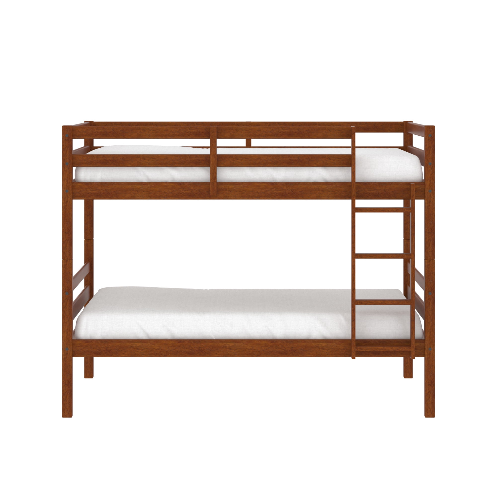 HH2Home Essentials Campbell Wood Twin over Twin Bunk Bed, Oak