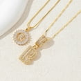 thumbnail image 1 of HHBEAUTY 2 Pack Initial Letter Pendant for Women, Personalized Alphabet Pendant Necklace, 14K Gold Plated Letter Necklaces Gifts for Women & Mother's Day, 1 of 9